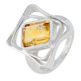 Alejandra Yellow Solitaire Ring for Women with Gemstone